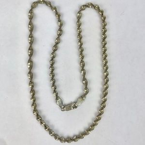 Paolo Romeo ITALY 4mm Sterling 925 18" Necklace